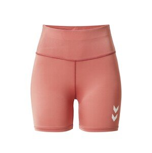 Hummel Sportovní kalhoty 'TOLA' růžová / bílá