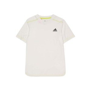 ADIDAS PERFORMANCE Funkční tričko  bílá / limone / černá