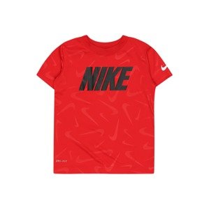 Nike Sportswear Tričko  červená / pastelově červená / černá