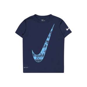 Nike Sportswear Tričko  marine modrá / světlemodrá / bílá