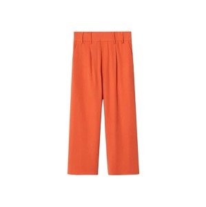 MANGO Kalhoty se sklady v pase 'Bosco-H'  oranžově červená