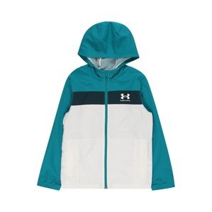UNDER ARMOUR Sportovní bunda  pastelová modrá / námořnická modř / bílá