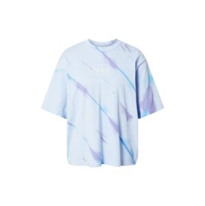 Nike Sportswear Tričko  modrá / světlemodrá / světle fialová / bílá