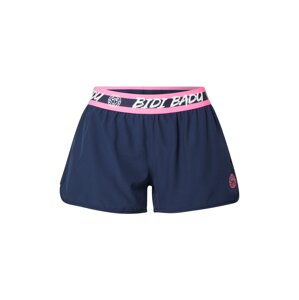 BIDI BADU Sportovní kalhoty 'Tiida'  tmavě modrá / pink / bílá