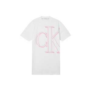 Calvin Klein Jeans Šaty  světle růžová / offwhite