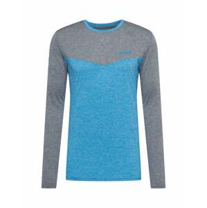 Maier Sports Funkční tričko 'Bjordal'  modrý melír / šedý melír