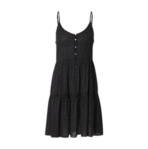 24COLOURS Letní šaty  černá / bílá