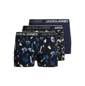 JACK & JONES Boxerky  noční modrá / mix barev / černá