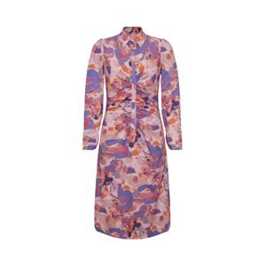 Chi Chi London Košilové šaty fialová / mix barev