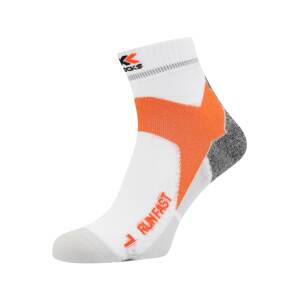 X-SOCKS Sportovní ponožky  bílá / jasně oranžová / černá / šedý melír