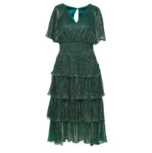 Orsay Koktejlové šaty  smaragdová / bílá