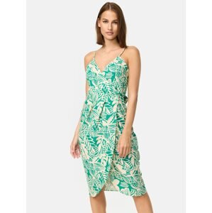 Orsay Letní šaty  smaragdová / béžová