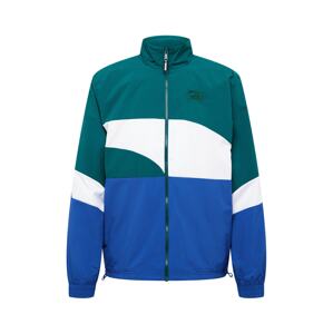 PUMA Sportovní bunda 'Clyde'  modrá / zelená / bílá