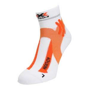 X-SOCKS Sportovní ponožky 'MARATHON'  bílá / černá / oranžová / šedá