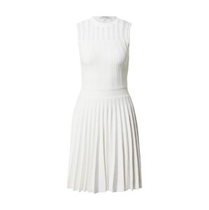 Morgan Úpletové šaty  přírodní bílá