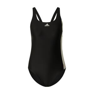 ADIDAS SPORTSWEAR Sportovní plavky krémová / zelená / černá / bílá