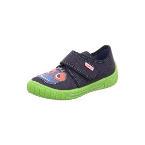 SUPERFIT Pantofle 'BILL'  marine modrá / chladná modrá / kiwi / oranžová