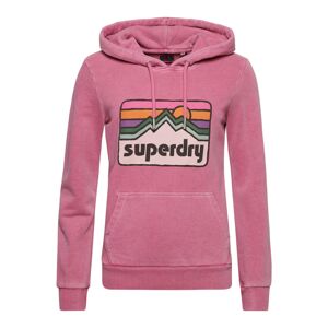 Superdry Mikina 'Terrain' zelená / fialová / oranžová / pink / černá