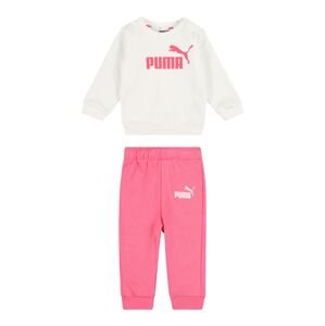 PUMA Joggingová souprava  pink / bílá