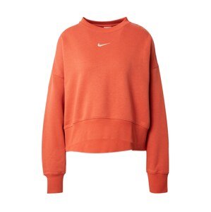 Nike Sportswear Mikina béžová / oranžově červená