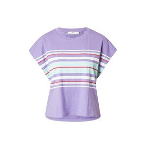 ESPRIT Tričko pastelová modrá / světle fialová / pink / bílá