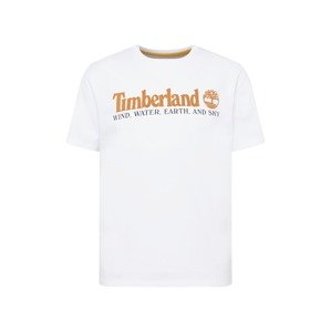 TIMBERLAND Tričko  oranžová / černá / bílá