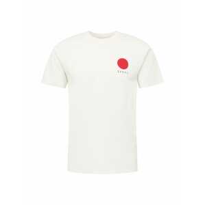 EDWIN Tričko 'Japanese Sun'  červená / černá / bílá