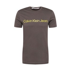Calvin Klein Jeans Tričko  žlutá / barvy bláta