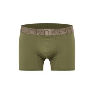 Calvin Klein Underwear Boxerky šedobéžová / zelená