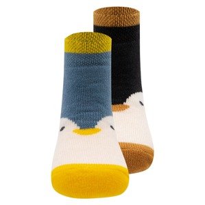 EWERS Ponožky  krémová / modrá / žlutá / černá