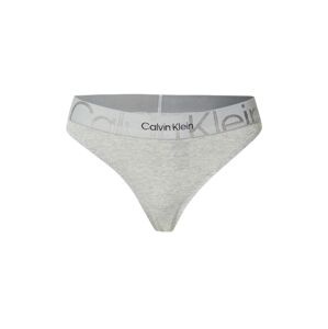 Calvin Klein Underwear Tanga  šedá / šedý melír / černá
