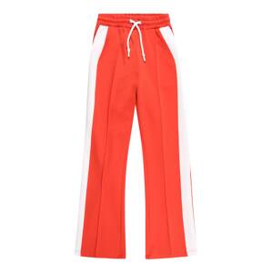 GRUNT Kalhoty 'Kehlani' červená / bílá