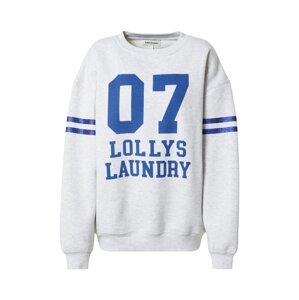 Lollys Laundry Mikina 'Madrid'  modrá / šedý melír