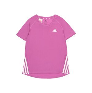 ADIDAS SPORTSWEAR Funkční tričko světle fialová / bílá